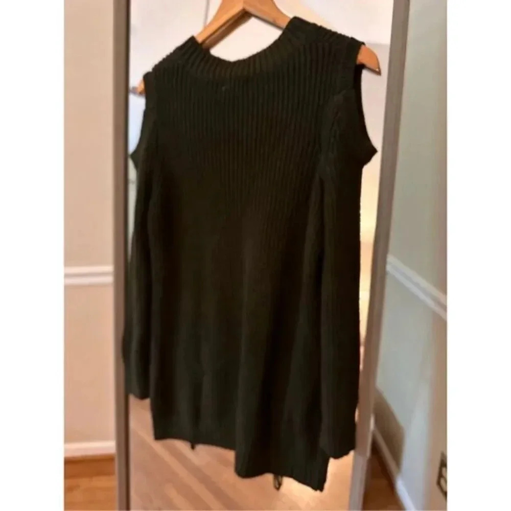 Cavalini Green‎ Knit Sweater Large - Picture 2 of 3